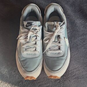 Nike waffle Light pumice/blu Sneakers